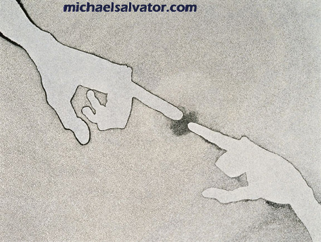 Painting: CREATOR/CREATION, oil on canvas