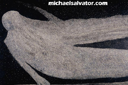 Painting: PASSAGE, tempera on panel